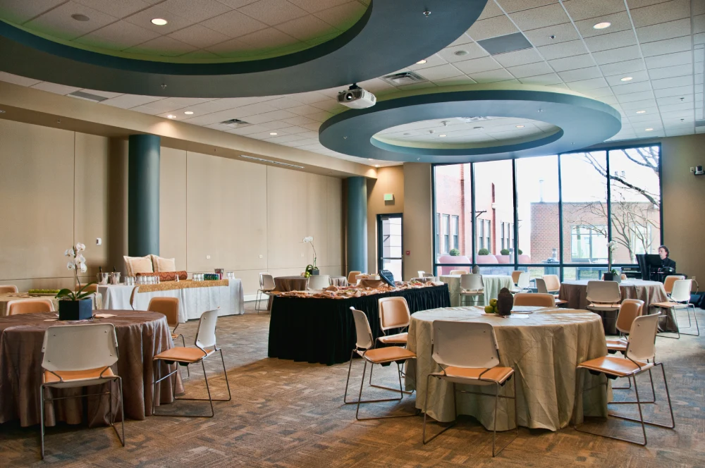 Modern Event Space Ready for a Reception